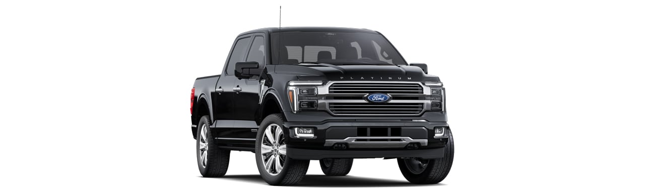 Ford Lobo Platinum Plus HEV 2025, Camioneta Híbrida de Gran Capacidad y Lujo color Negro Obsidiana