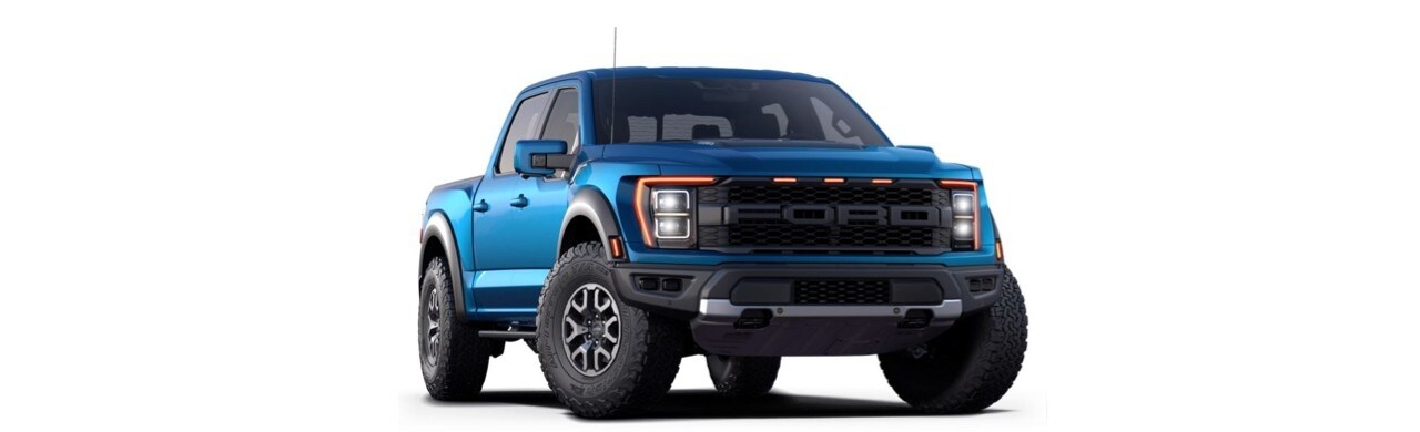 Vehículo OffRoad Pickup Ford Lobo Raptor 2022 de Ford Performance color Azul Eléctrico