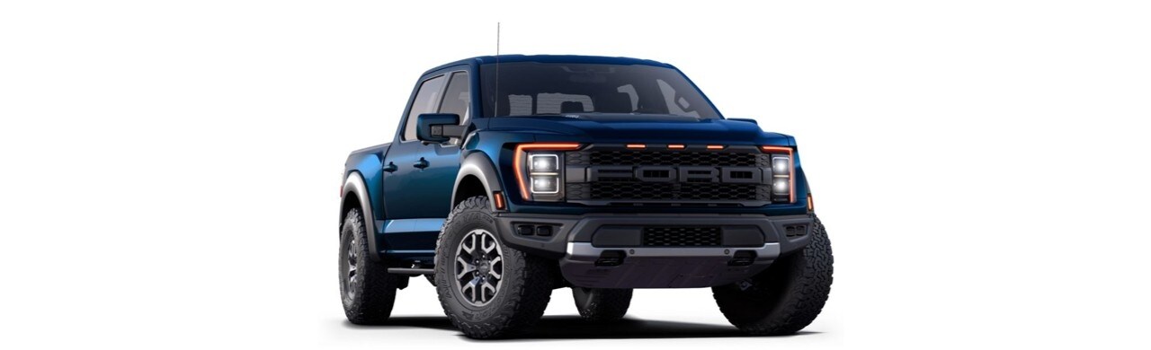 Vehículo OffRoad Pickup Ford Lobo Raptor 2022 de Ford Performance color Azul Marino Metálico
