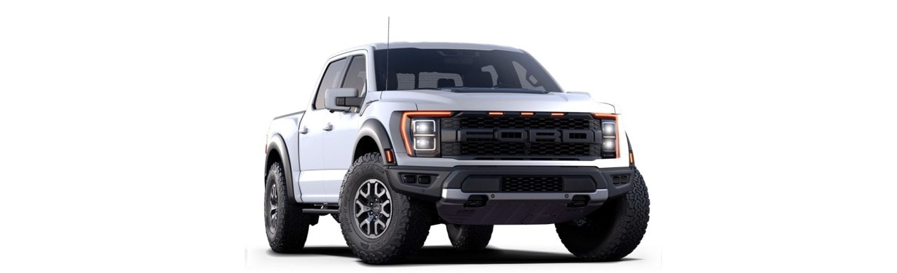Vehículo OffRoad Pickup Ford Lobo Raptor 2022 de Ford Performance color Blanco Oxford