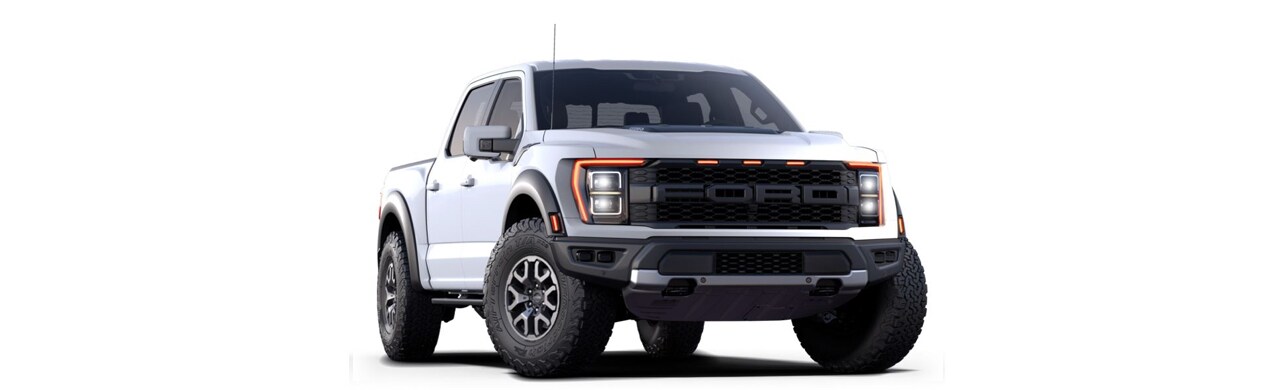 Vehículo OffRoad Pickup Ford Lobo Raptor 2022 de Ford Performance color Blanco Oxford