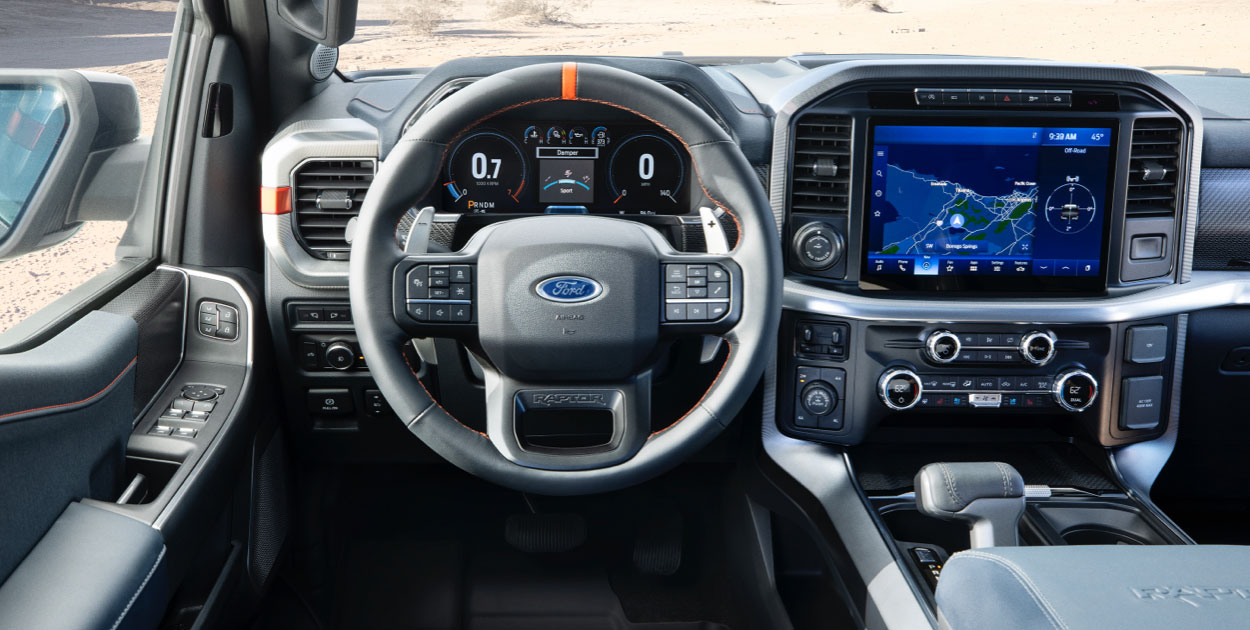 Ford Lobo Raptor 2022, Camioneta Pickup Todoterreno con asientos de piel y quemacocos