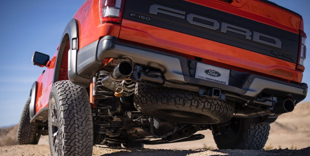 Suspensión Trasera Multilink de Vehículo OffRoad Ford Lobo Raptor 2022