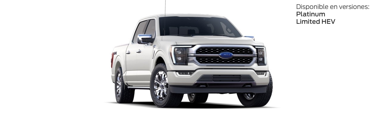 Ford Lobo 2023, Camioneta Pickup de Gran Capacidad y Lujo color Blanco Metálico