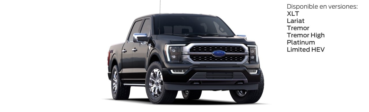 Ford Lobo 2023, Camioneta Pickup de Gran Capacidad y Lujo color Negro Obsidiana