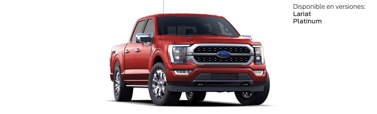 Ford Lobo 2023, Camioneta Pickup de Gran Capacidad y Lujo color Rojo Cereza