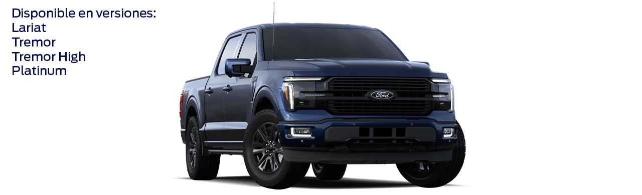 Ford Lobo 2024, Camioneta Pickup de Gran Capacidad y Lujo color Azul Marino Metálico