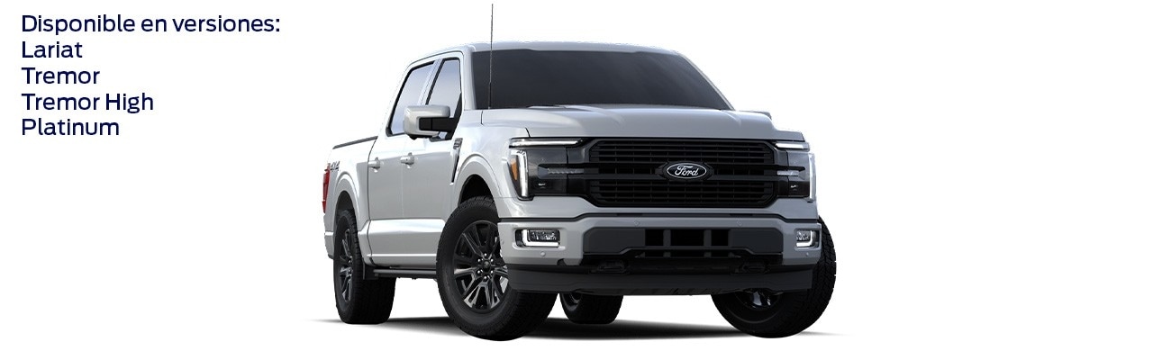 Ford Lobo 2024, Camioneta Pickup 4x4 de Gran Capacidad y Lujo color Blanco Avalancha