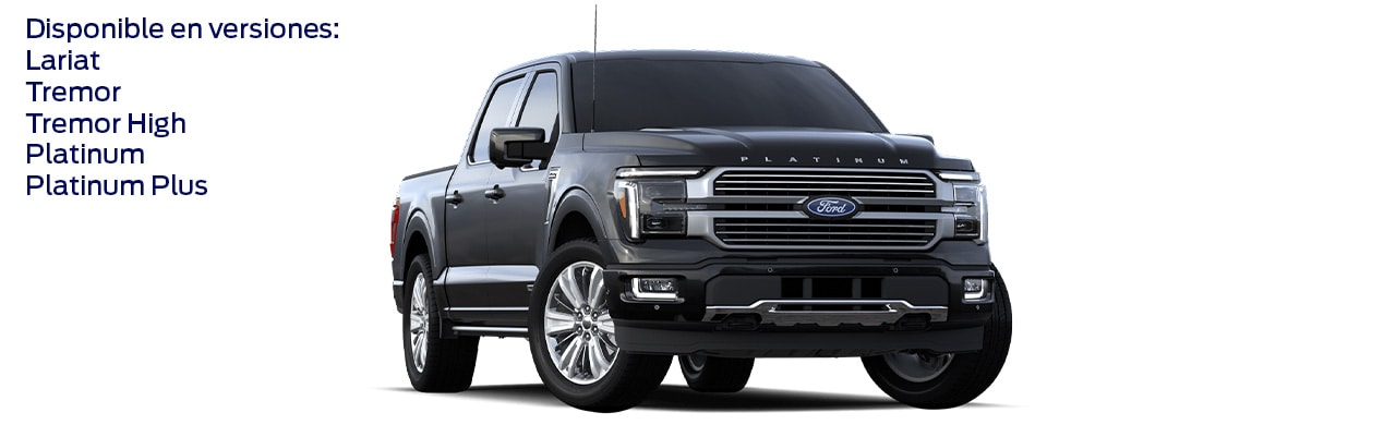Ford Lobo 2024, Camioneta Pickup de Gran Capacidad y Lujo color Negro Obsidiana