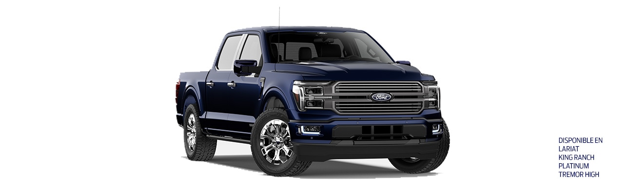 Ford Lobo 2026, potente camioneta pickup de Gran Capacidad y Lujo color Azul Marino Metálico