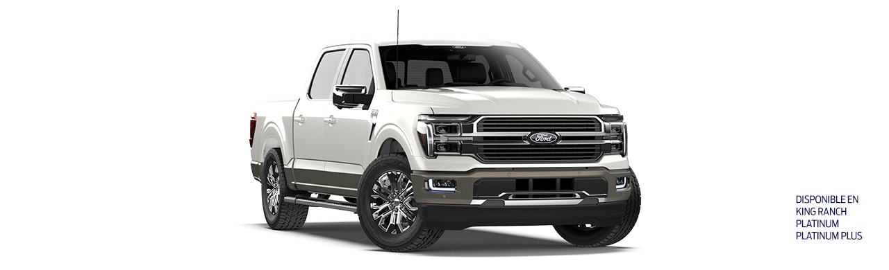 Ford Lobo 2026, potente camioneta pickup de Gran Capacidad y Lujo color Blanco Metálico