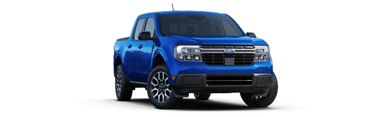 Ford Maverick Híbrida 2024, Camioneta Pickup de gran Rendimiento de Combustible en color Azul Atlas