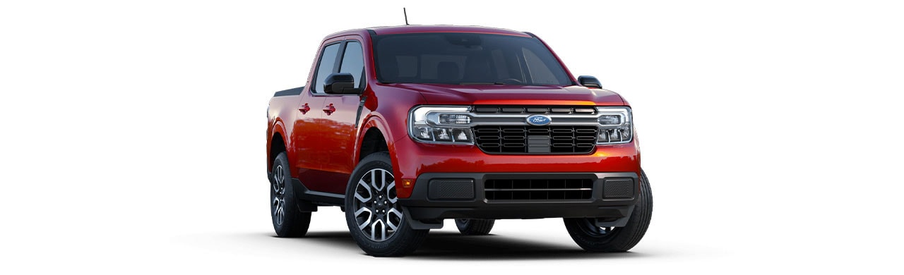 Ford Maverick Híbrida 2024, Camioneta Pickup de gran Rendimiento en color Rojo Pimienta
