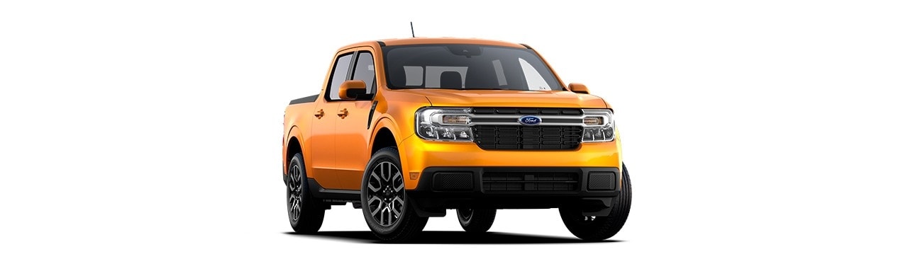 Ford Maverick 2022, Camioneta Pickup compacta de gran espacio y tecnología color Naranja Nitro