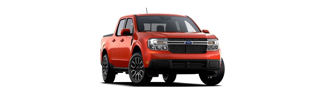 Ford Maverick 2022, Camioneta Pickup compacta de gran espacio y tecnología color Rojo Pimienta