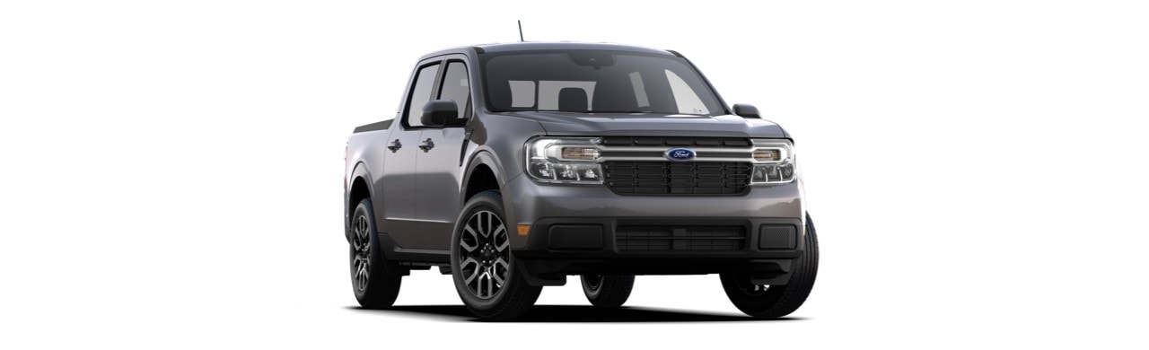 Ford Maverick 2023, Camioneta Pickup de gran comodidad y potencia en color gris carbono