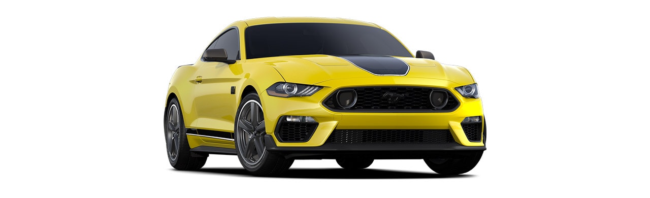 Ford Mustang Mach 1 2021, el Potente Auto deportivo de gran Desempeño en color Amarillo Icónico