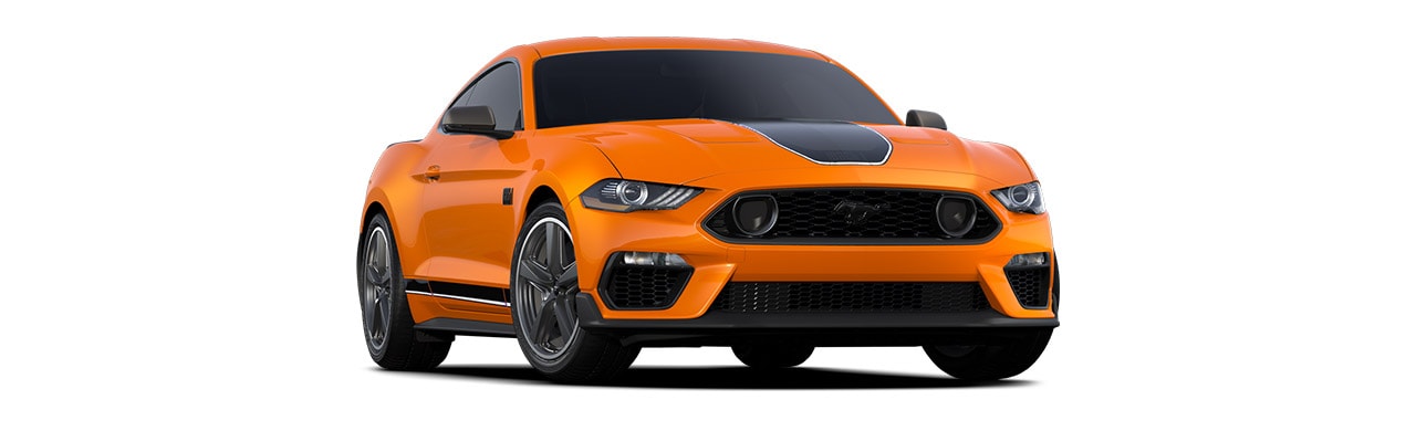 Ford Mustang Mach 1 2021, el Potente Auto deportivo de gran Desempeño en color Naranja Tornado
