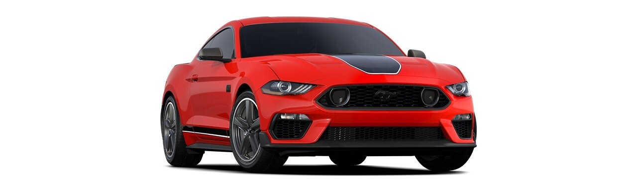 Ford Mustang Mach 1 2021, el Potente Auto deportivo de gran Desempeño en color Rojo Racing
