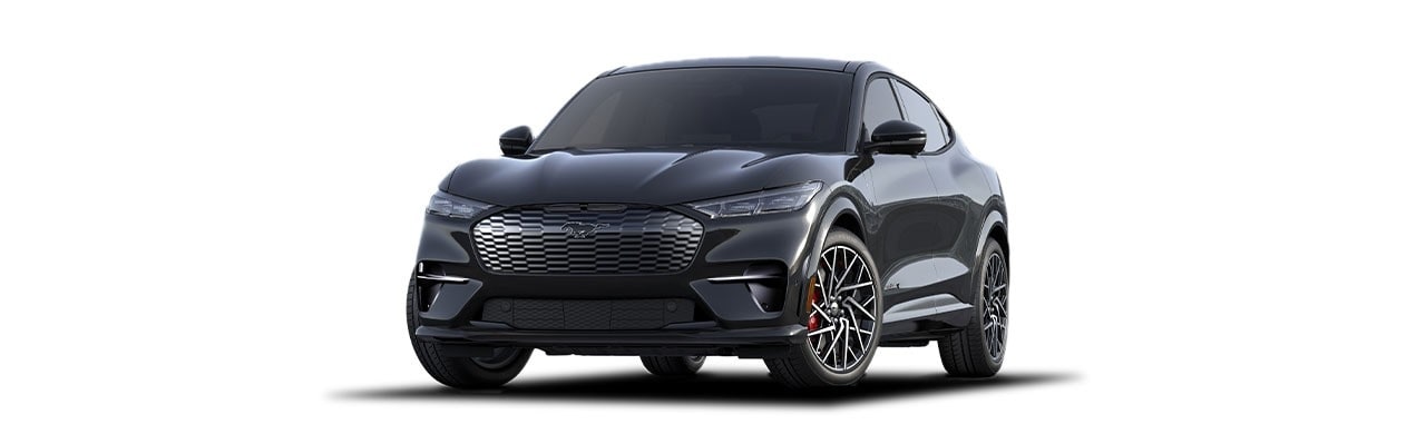 Camioneta SUV Eléctrica Ford Mustang Mach-E de Gran Poder y Desempeño en Color Negro Ocaso