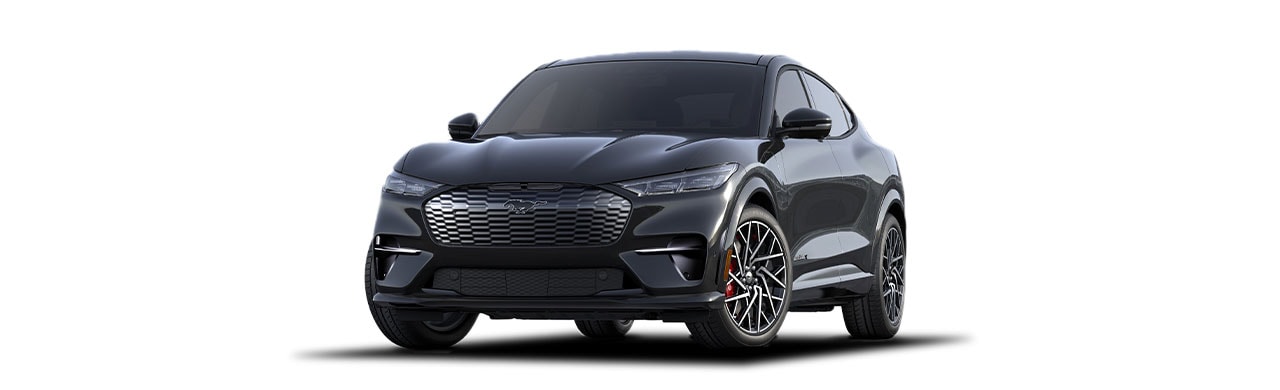 Camioneta SUV Eléctrica Ford Mustang Mach-E de Gran Poder y Desempeño en Color Negro Ocaso