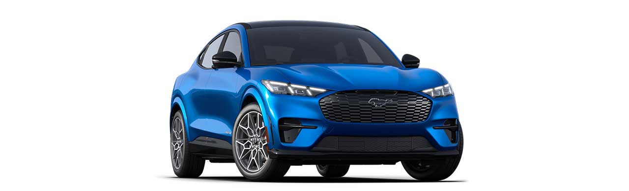 Ford Mustang Mach-E 2025, SUV Eléctrica de Gran Tecnología y Autonomía color Azul Eléctrico