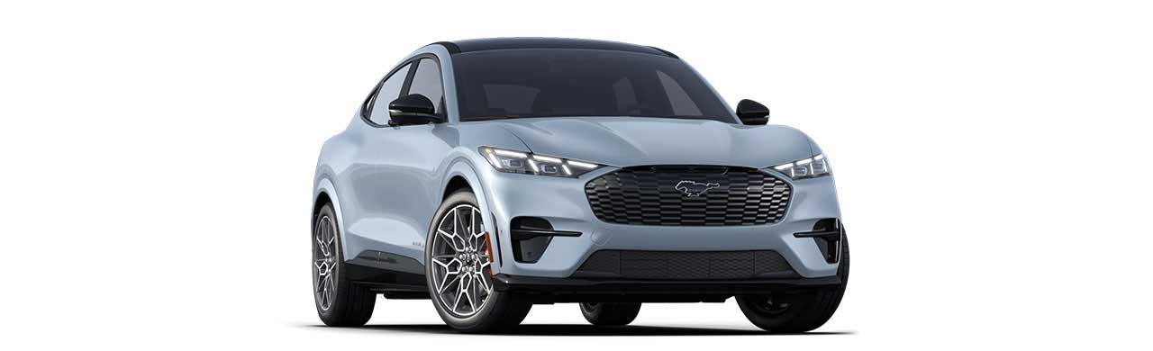 Ford Mustang Mach-E 2025, SUV Eléctrica de Gran Tecnología y Autonomía color Gris Denim