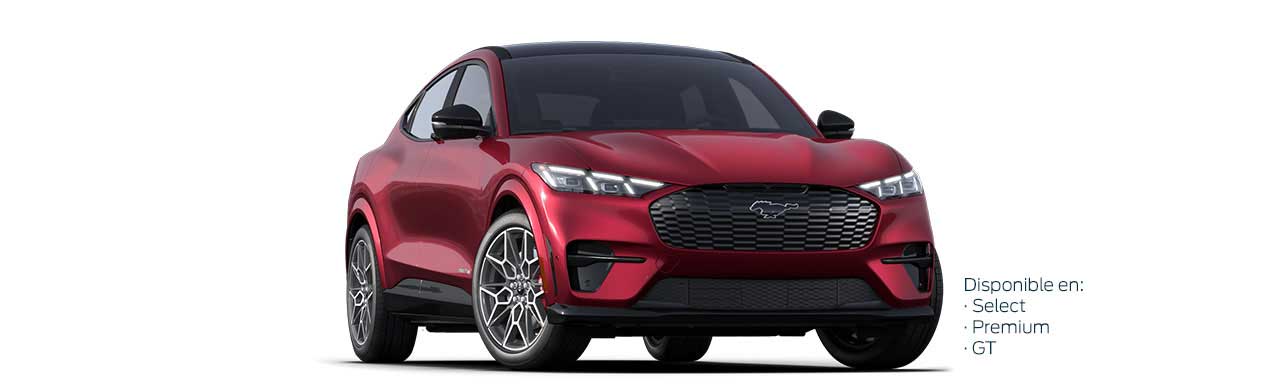 Ford Mustang Mach-E 2025, SUV Eléctrica de Gran Tecnología y Autonomía color Rojo Magenta