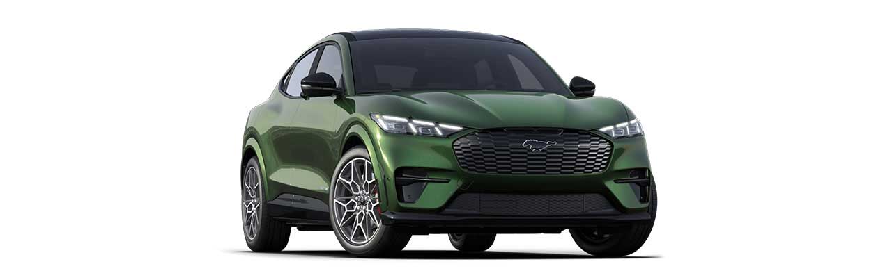 Ford Mustang Mach-E 2025, SUV Eléctrica de Gran Tecnología y Autonomía color Verde Obscuro