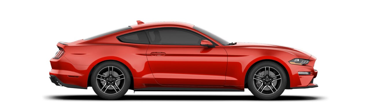 Potente Auto Deportivo Ford Mustang 2022, con diseño Aerodinámico en Color Rojo Racing
