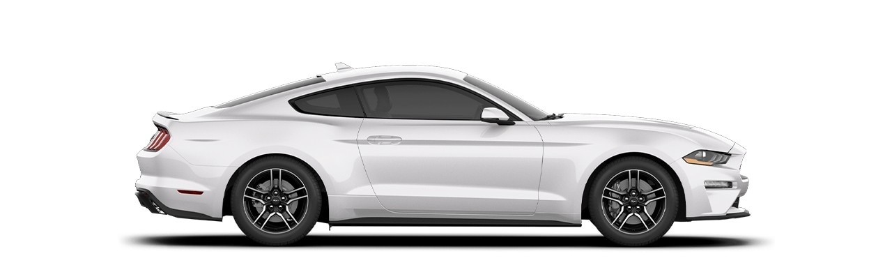 Enamórate del diseño del Auto Deportivo Ford Mustang 2023 en color Blanco Oxford