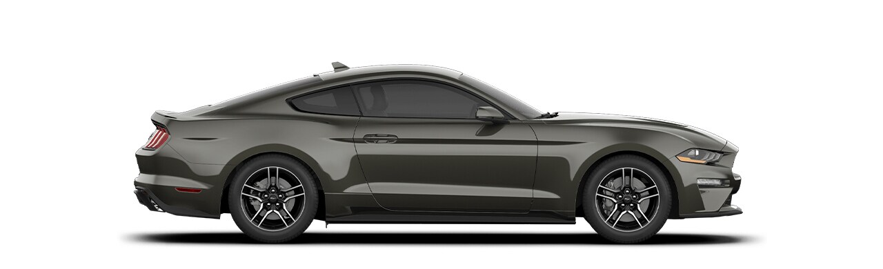 Enamórate del diseño del Auto Deportivo Ford Mustang 2023 en color Gris Magneto