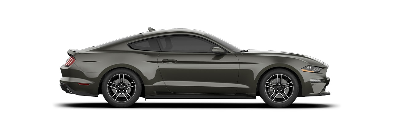 Enamórate del diseño del Auto Deportivo Ford Mustang 2023 en color Gris Magneto