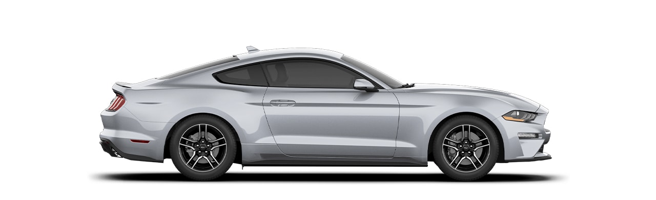 Enamórate del diseño del Auto Deportivo Ford Mustang 2023 en color Gris Plata