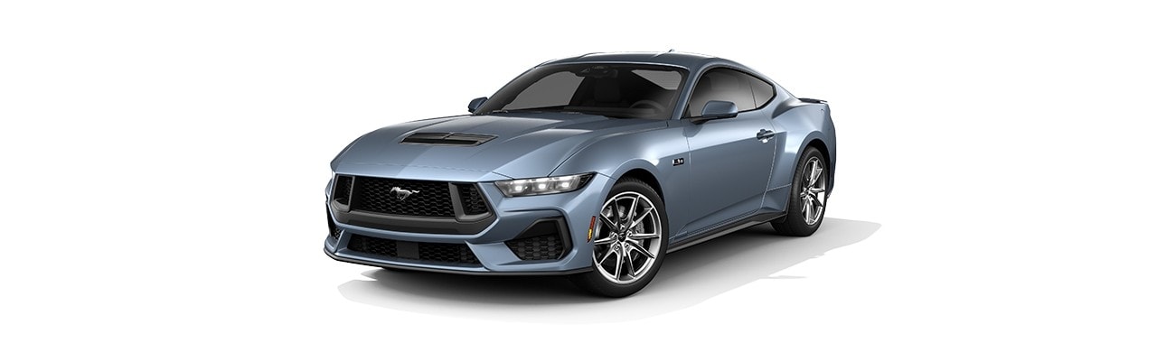 Enamórate del diseño del Auto Deportivo Ford Mustang 2024 en color Azul Nébula