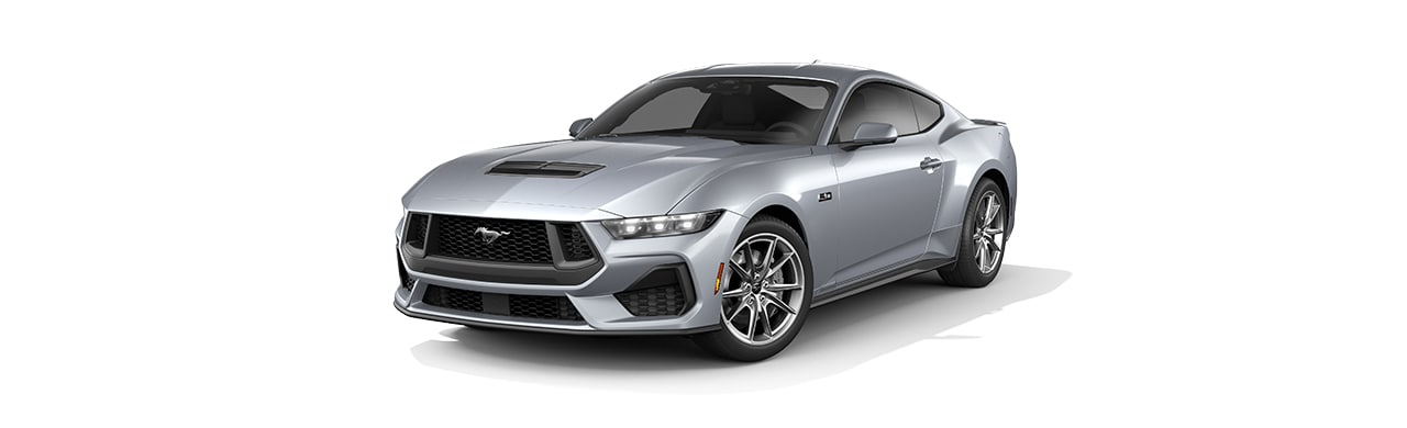 Enamórate del diseño del Auto Deportivo Ford Mustang 2024 en color Plata