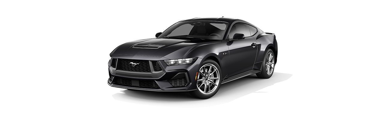 Enamórate del diseño del Auto Deportivo Ford Mustang 2024 en color Negro Ocaso