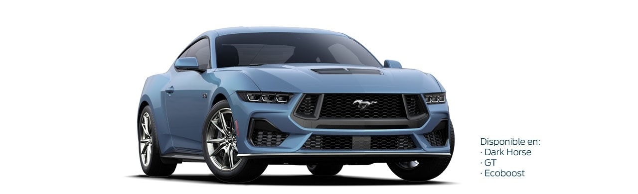 Enamórate del diseño del Auto Deportivo Ford Mustang 2025 en color Azul Nébula