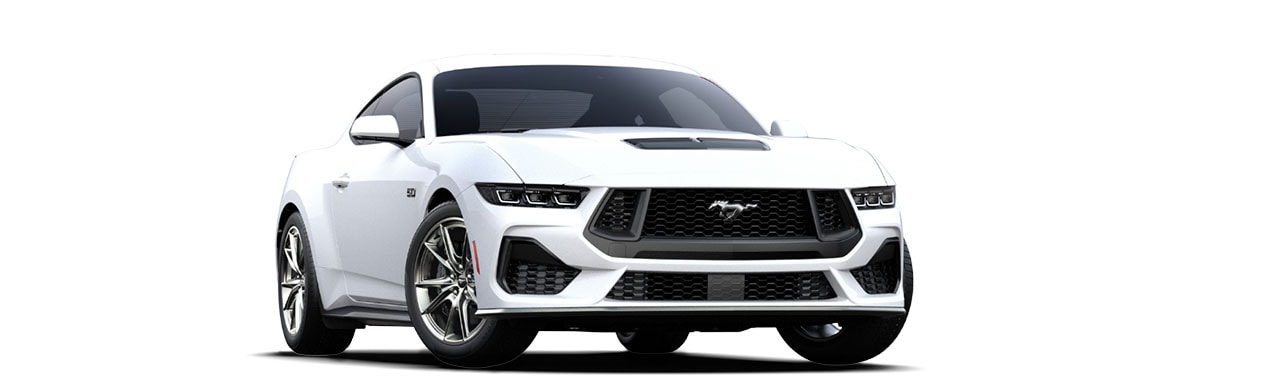 Enamórate del diseño del Auto Deportivo Ford Mustang 2025 en color Blanco Oxford