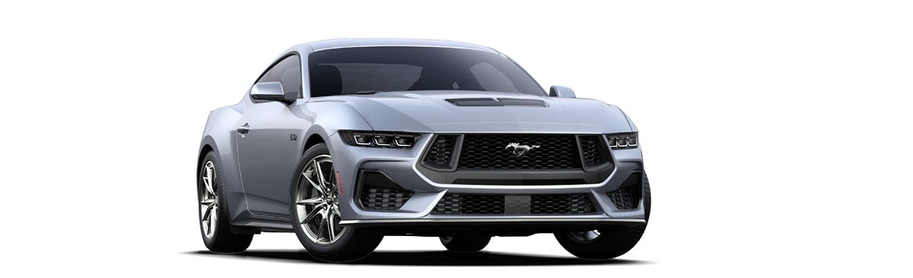 Enamórate del diseño del Auto Deportivo Ford Mustang 2025 en color Plata