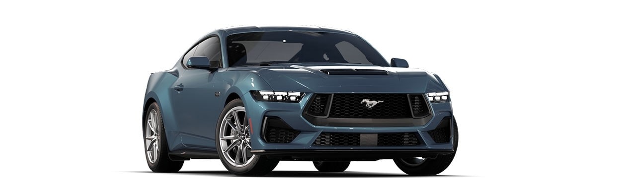 Enamórate del diseño del Auto Deportivo Ford Mustang 2026 en color Azul Nébula