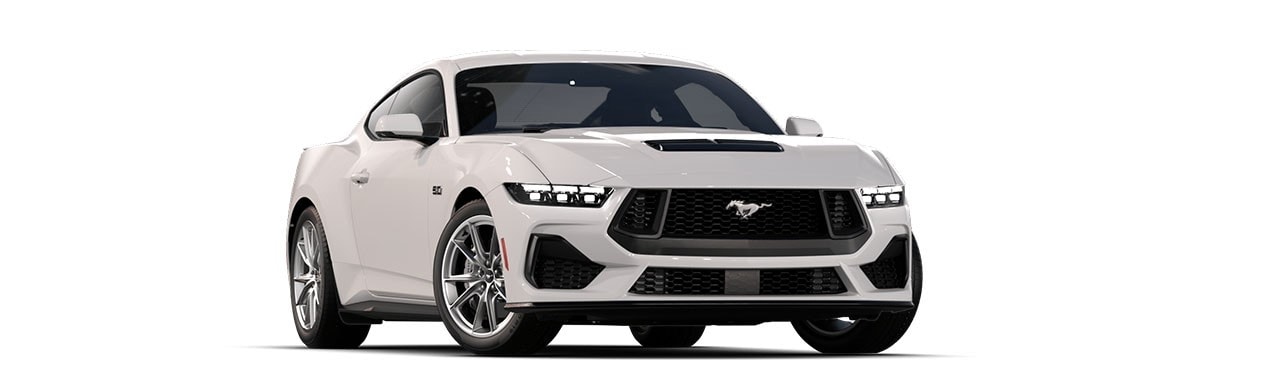 Enamórate del diseño del Auto Deportivo Ford Mustang 2026 en color Blanco Oxford