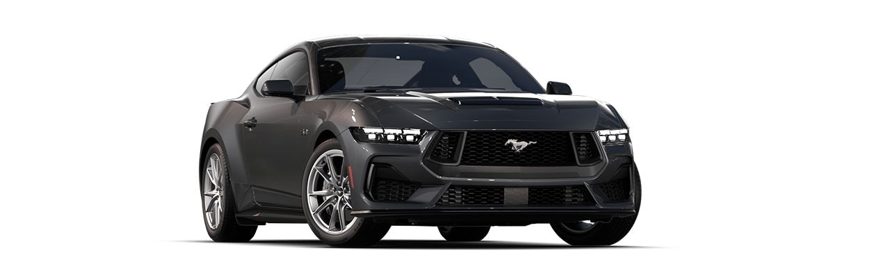 Enamórate del diseño del Auto Deportivo Ford Mustang 2026 en color Gris Carbono