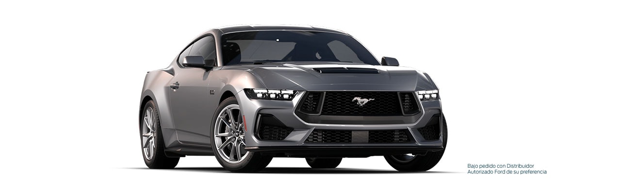 Enamórate del diseño del Auto Deportivo Ford Mustang 2026 en color Plata