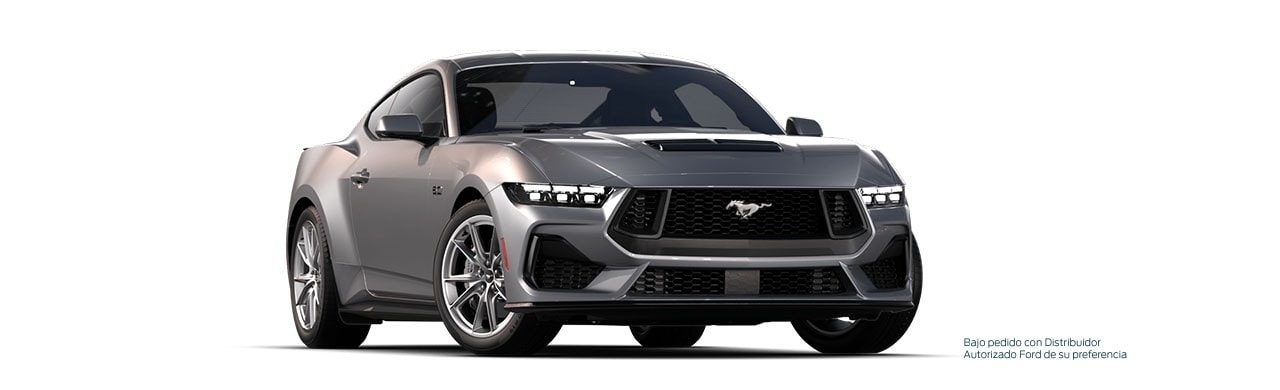 Enamórate del diseño del Auto Deportivo Ford Mustang 2026 en color Plata