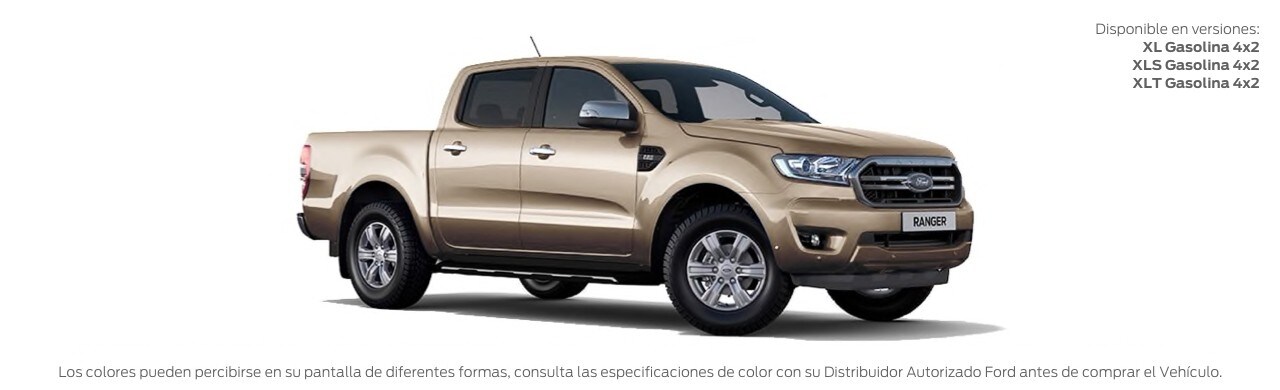 La Camioneta Pick Up Todoterreno, para Trabajo y Aventura Ford Ranger 2022 color Arena Estelar