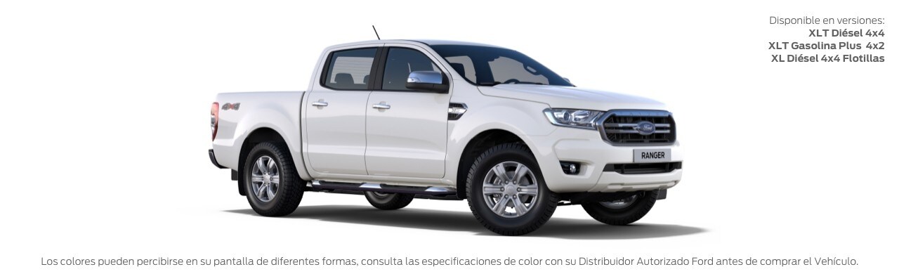 La Camioneta Pick Up Todoterreno, para Trabajo y Aventura Ford Ranger 2022 color Blanco Oxford