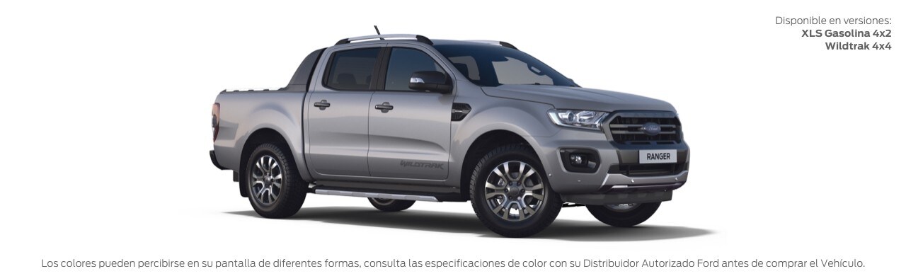 La Camioneta Pick Up Todoterreno, para Trabajo y Aventura Ford Ranger 2022 color Gris Mercurio