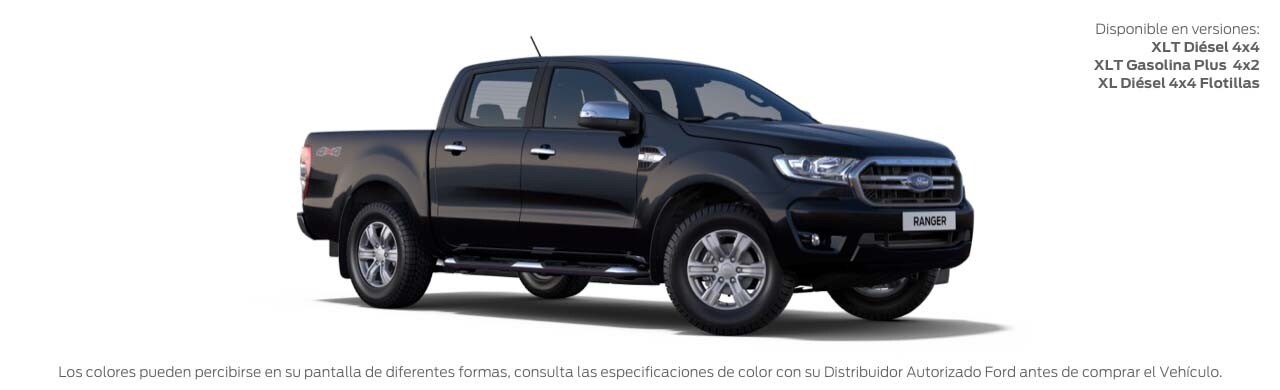 La Camioneta Pick Up Todoterreno, para Trabajo y Aventura Ford Ranger 2022 color Negro Aperlado