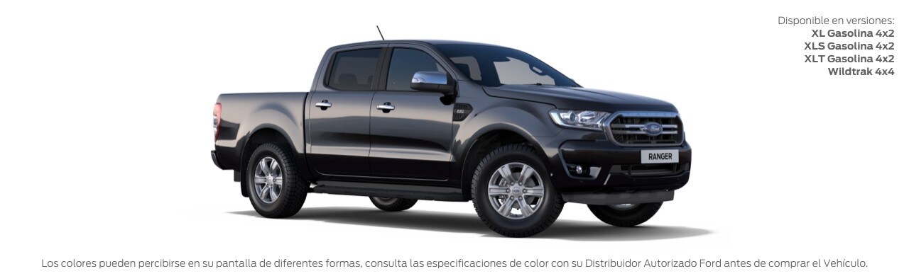 La Camioneta Pick Up Todoterreno, para Trabajo y Aventura Ford Ranger 2022 color Negro Obsidiana